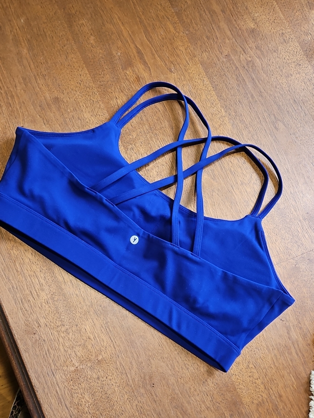 YITTY Royal Blue Strappy Sports Bra
